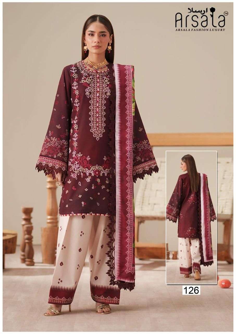 ARSALA AMARA VOL-3 HEAVY LAWN COTTON DRESS MATERIAL AT WHOLESALE PRICE