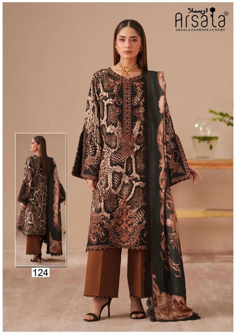 ARSALA AMARA VOL-3 HEAVY LAWN COTTON DRESS MATERIAL AT WHOLESALE PRICE