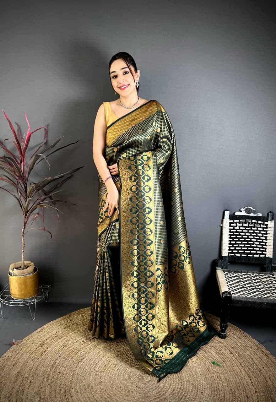 BANARASI SOFT SILK SOUTH PATTU ZARI WEAVING SAREE 