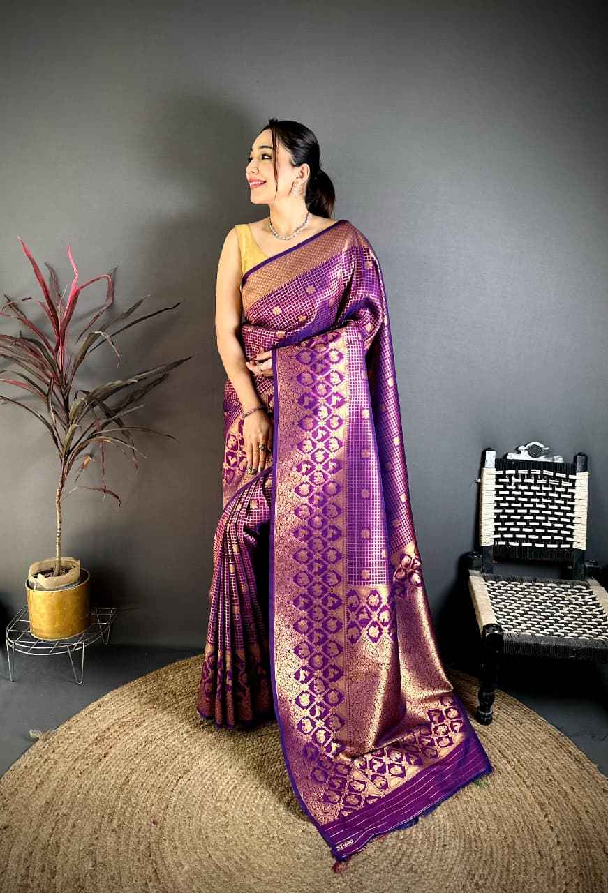 BANARASI SOFT SILK SOUTH PATTU ZARI WEAVING SAREE 