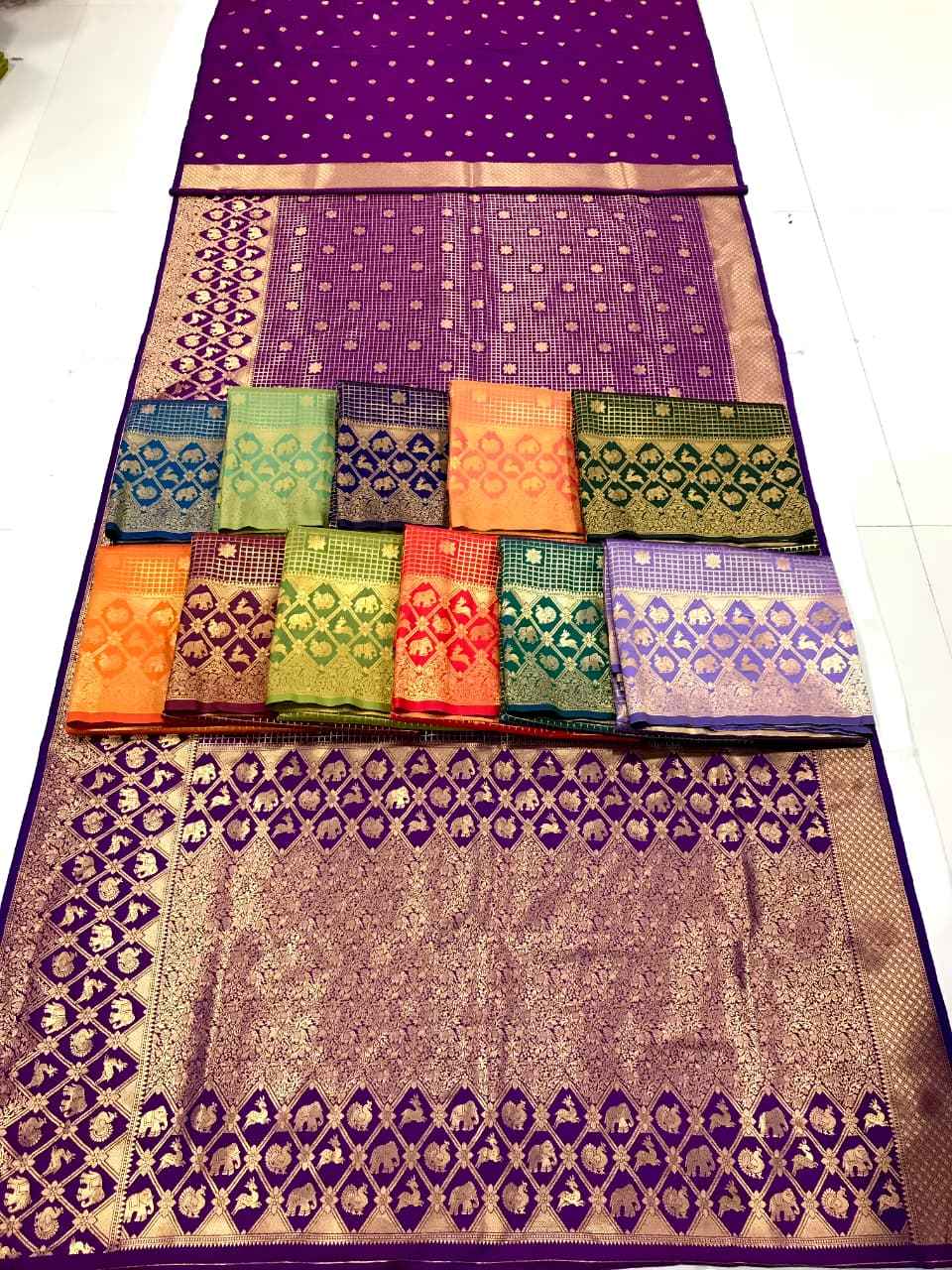 BANARASI SOFT SILK SOUTH PATTU ZARI WEAVING SAREE 