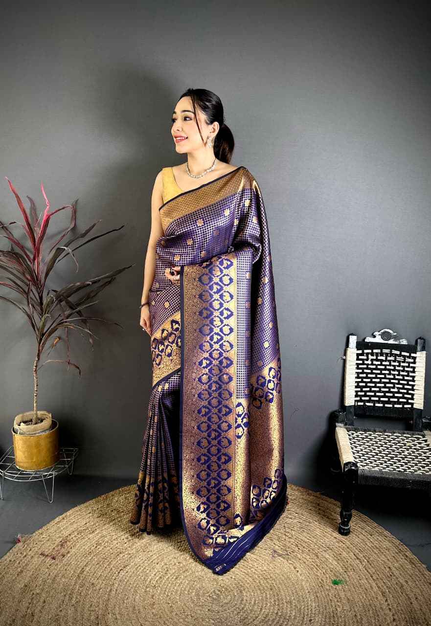 BANARASI SOFT SILK SOUTH PATTU ZARI WEAVING SAREE 