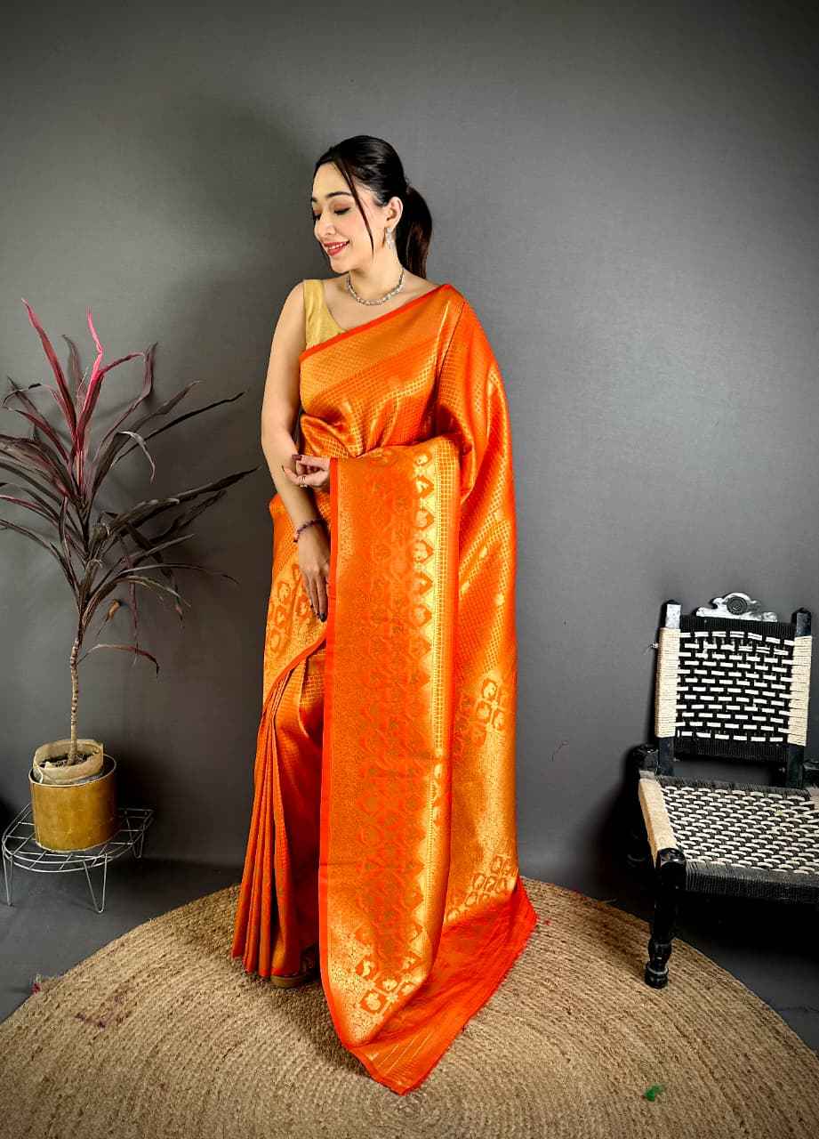 BANARASI SOFT SILK SOUTH PATTU ZARI WEAVING SAREE 