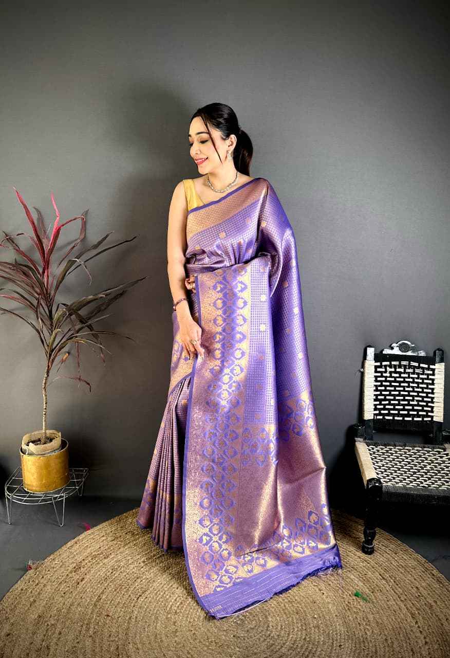 BANARASI SOFT SILK SOUTH PATTU ZARI WEAVING SAREE 