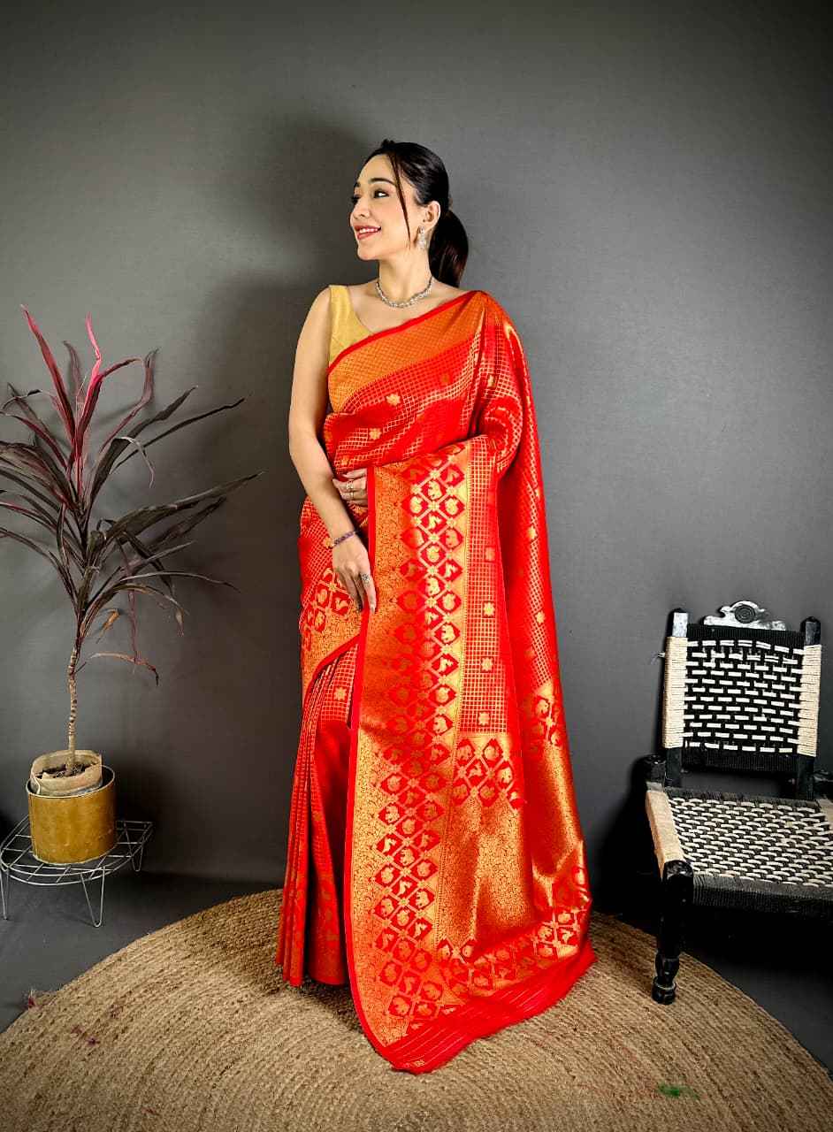 BANARASI SOFT SILK SOUTH PATTU ZARI WEAVING SAREE 