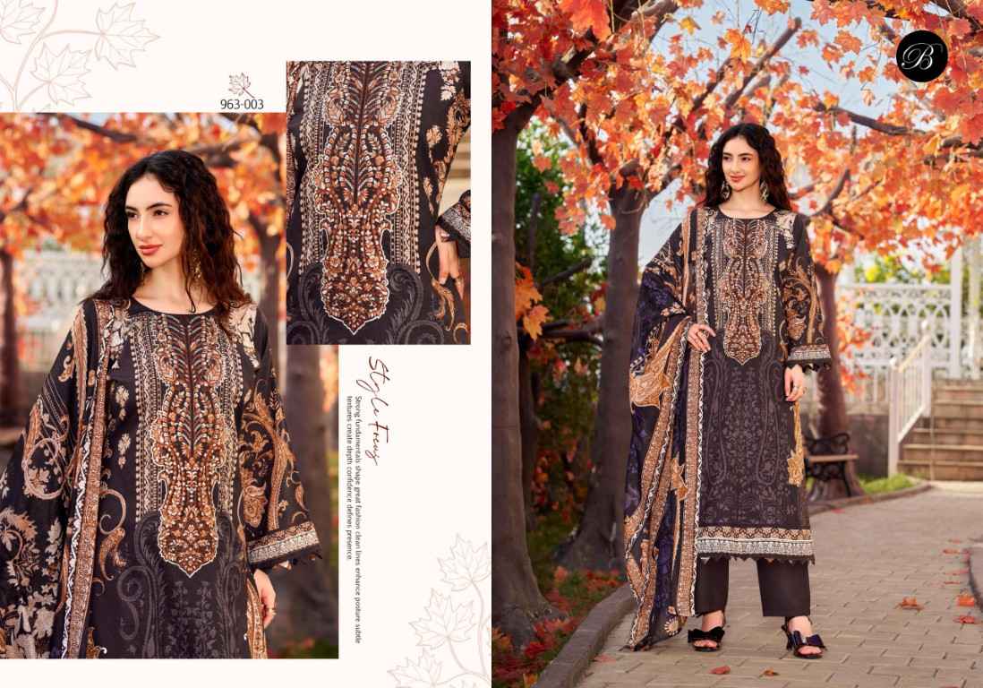 BELLIZA NAIRA VOL-135 PURE COTTON EMBROIDERY DRESS MATERIAL AT WHOLESALE PRICE