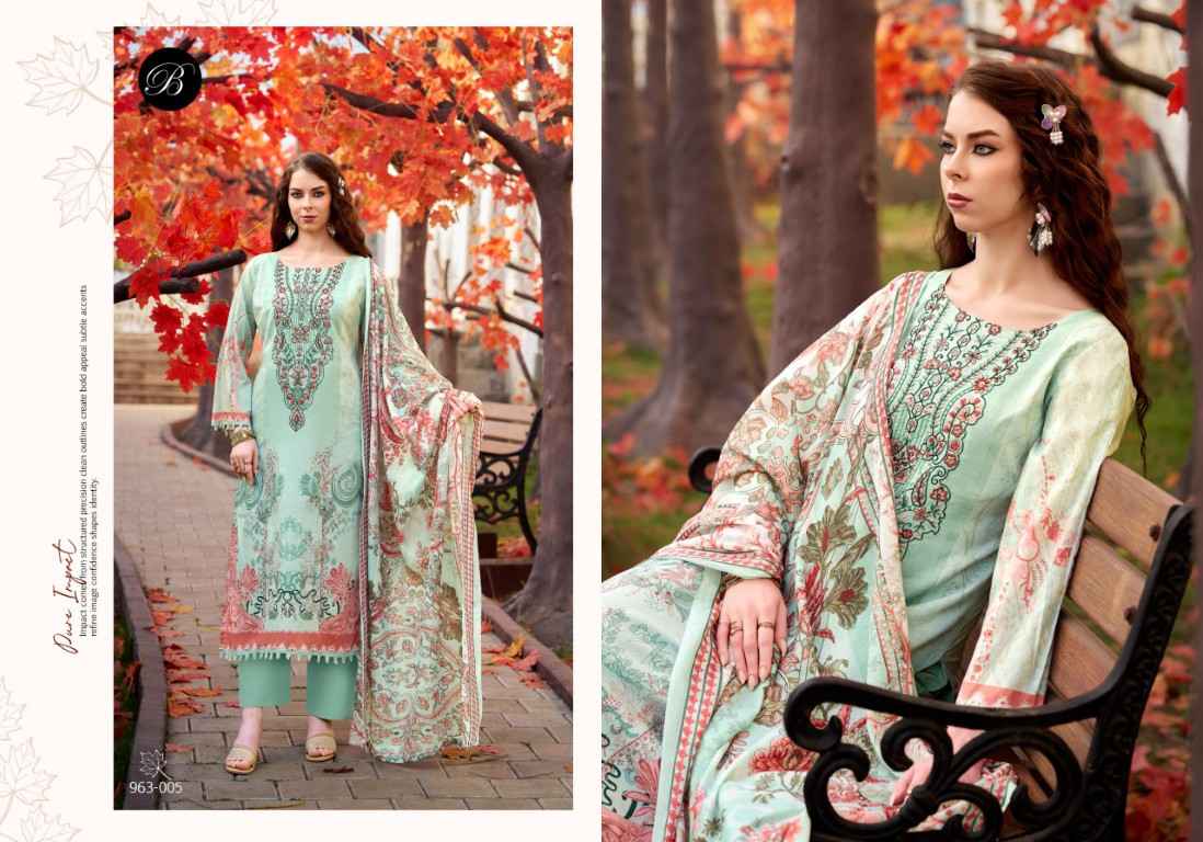BELLIZA NAIRA VOL-135 PURE COTTON EMBROIDERY DRESS MATERIAL AT WHOLESALE PRICE