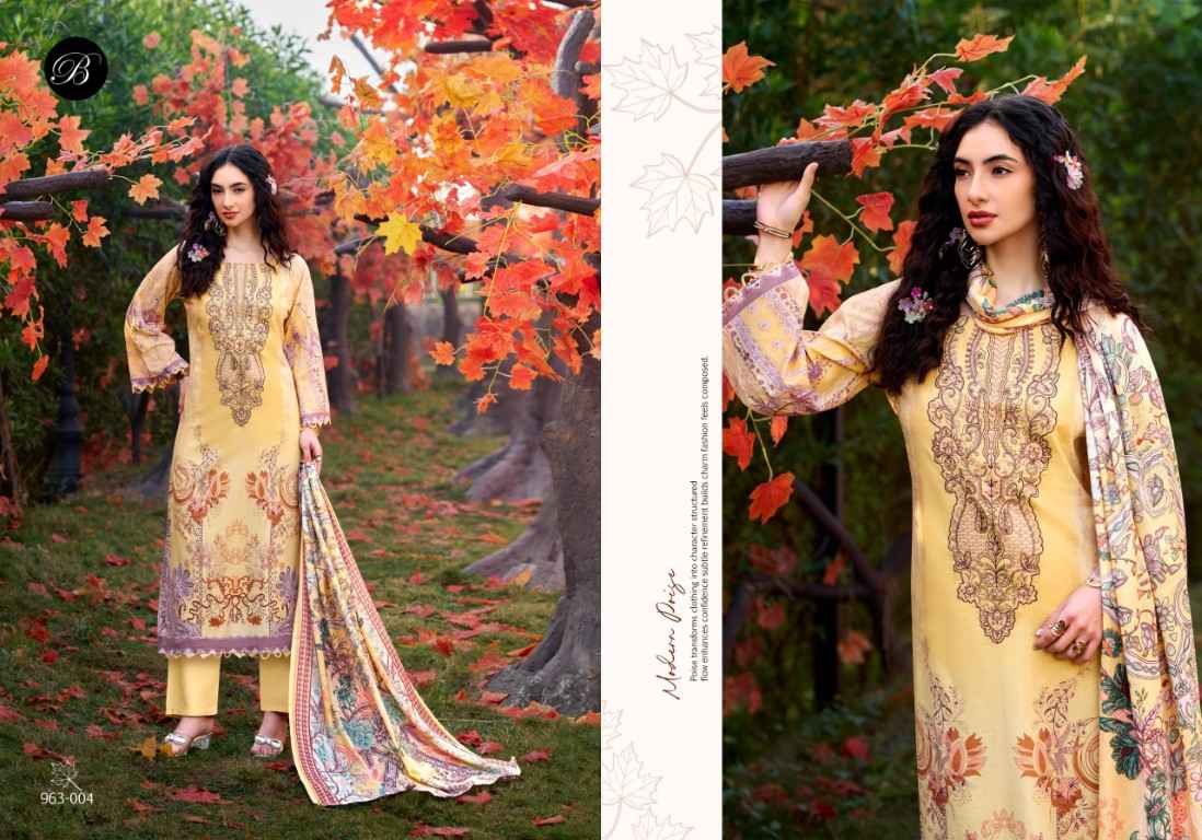 BELLIZA NAIRA VOL-135 PURE COTTON EMBROIDERY DRESS MATERIAL AT WHOLESALE PRICE