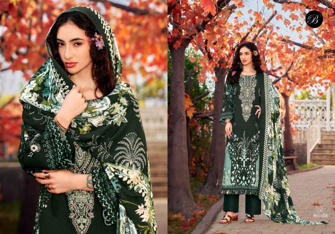 BELLIZA NAIRA VOL-135 PURE COTTON EMBROIDERY DRESS MATERIAL AT WHOLESALE PRICE