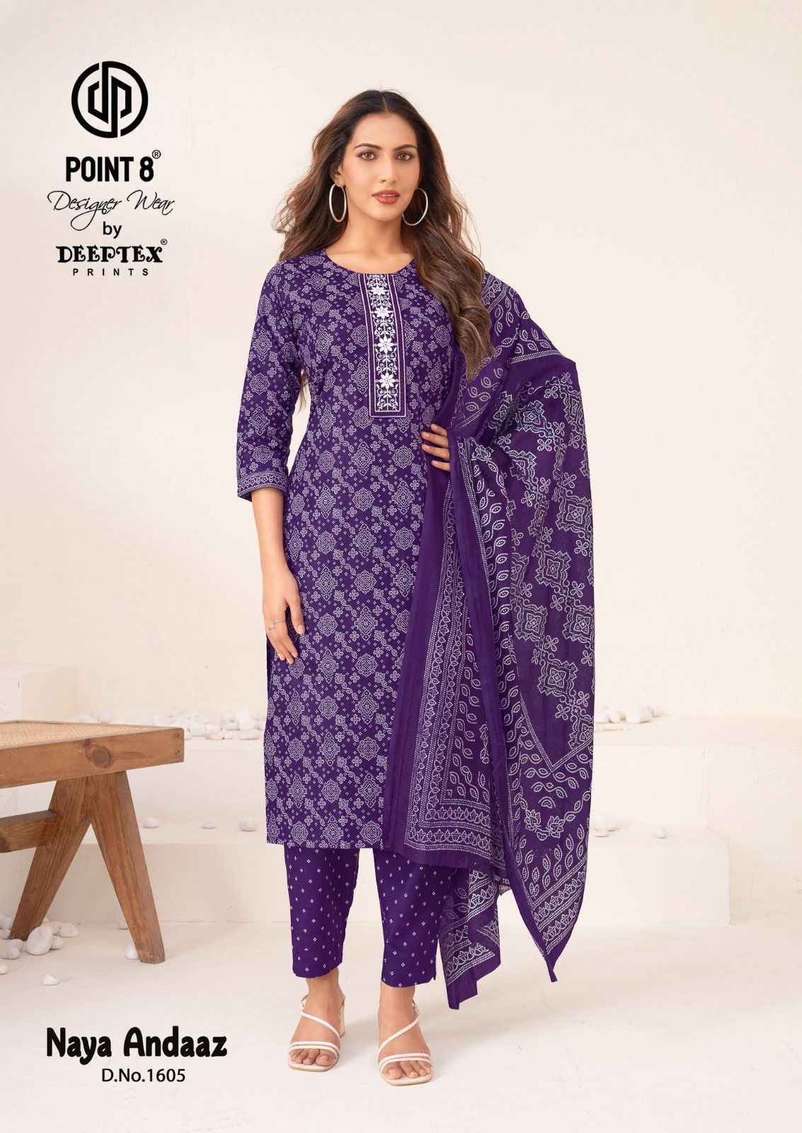 DEEPTEX NAYA ANDAAZ VOL-16 PURE COTTON PRINTED READYMADE SUIT