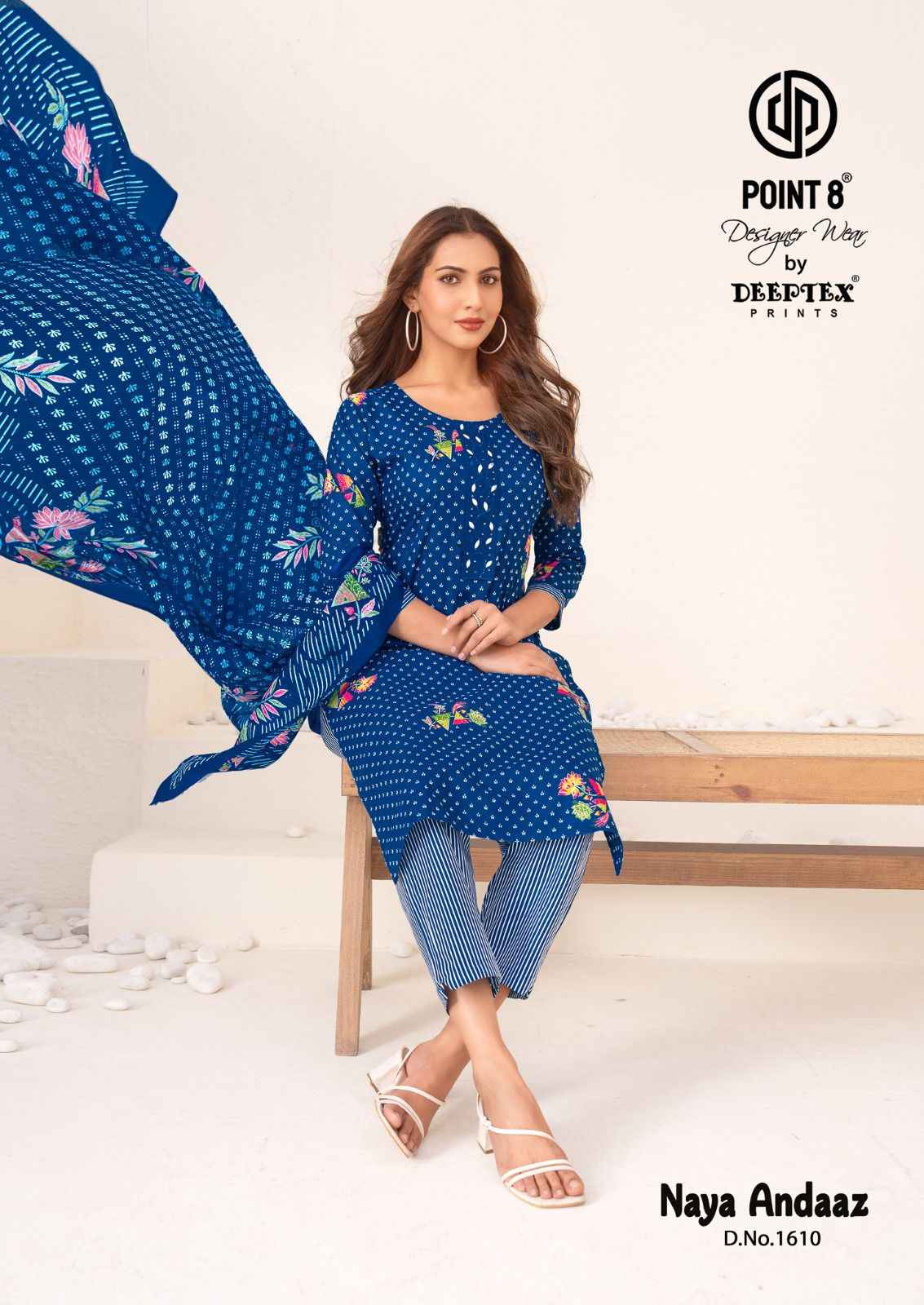 DEEPTEX NAYA ANDAAZ VOL-16 PURE COTTON PRINTED READYMADE SUIT