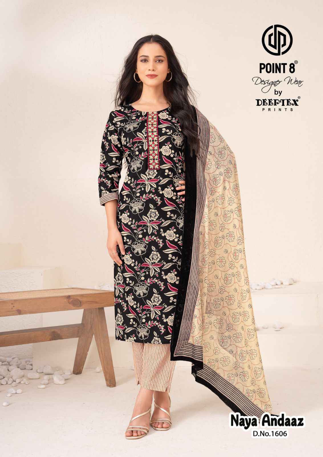 DEEPTEX NAYA ANDAAZ VOL-16 PURE COTTON PRINTED READYMADE SUIT