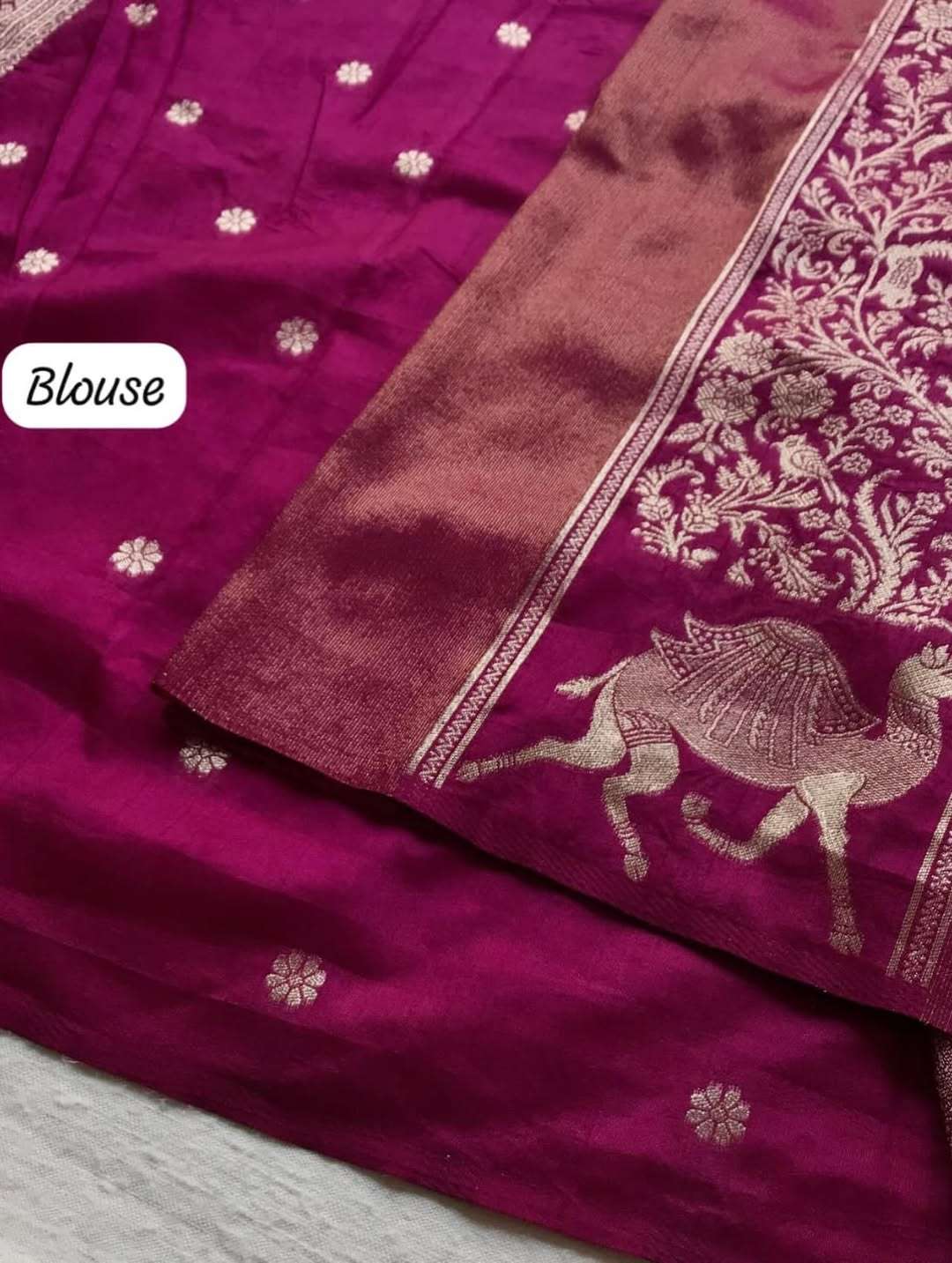 DOLA TISSUE KALAMKARI SILK JARI WOOVEN SAREE AT WHOLESALE PRICE