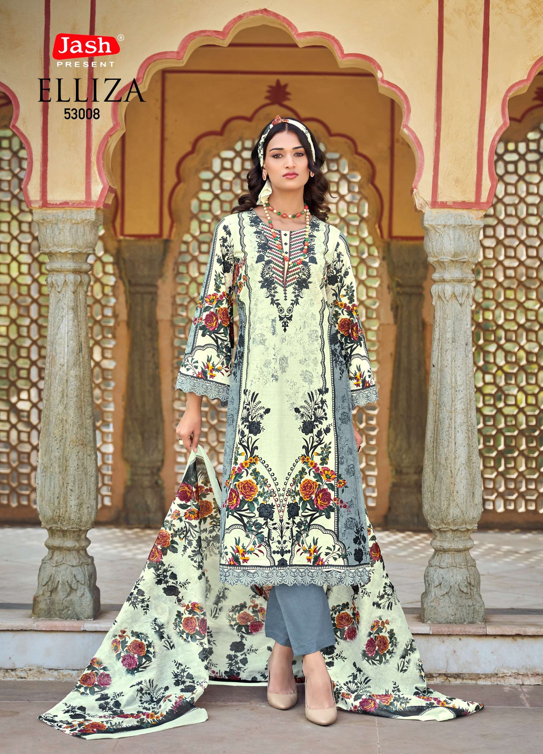 JASH ELLIZA VOL-53 PURE COTTON DRESS MATERIAL AT WHOLESALE PRICE