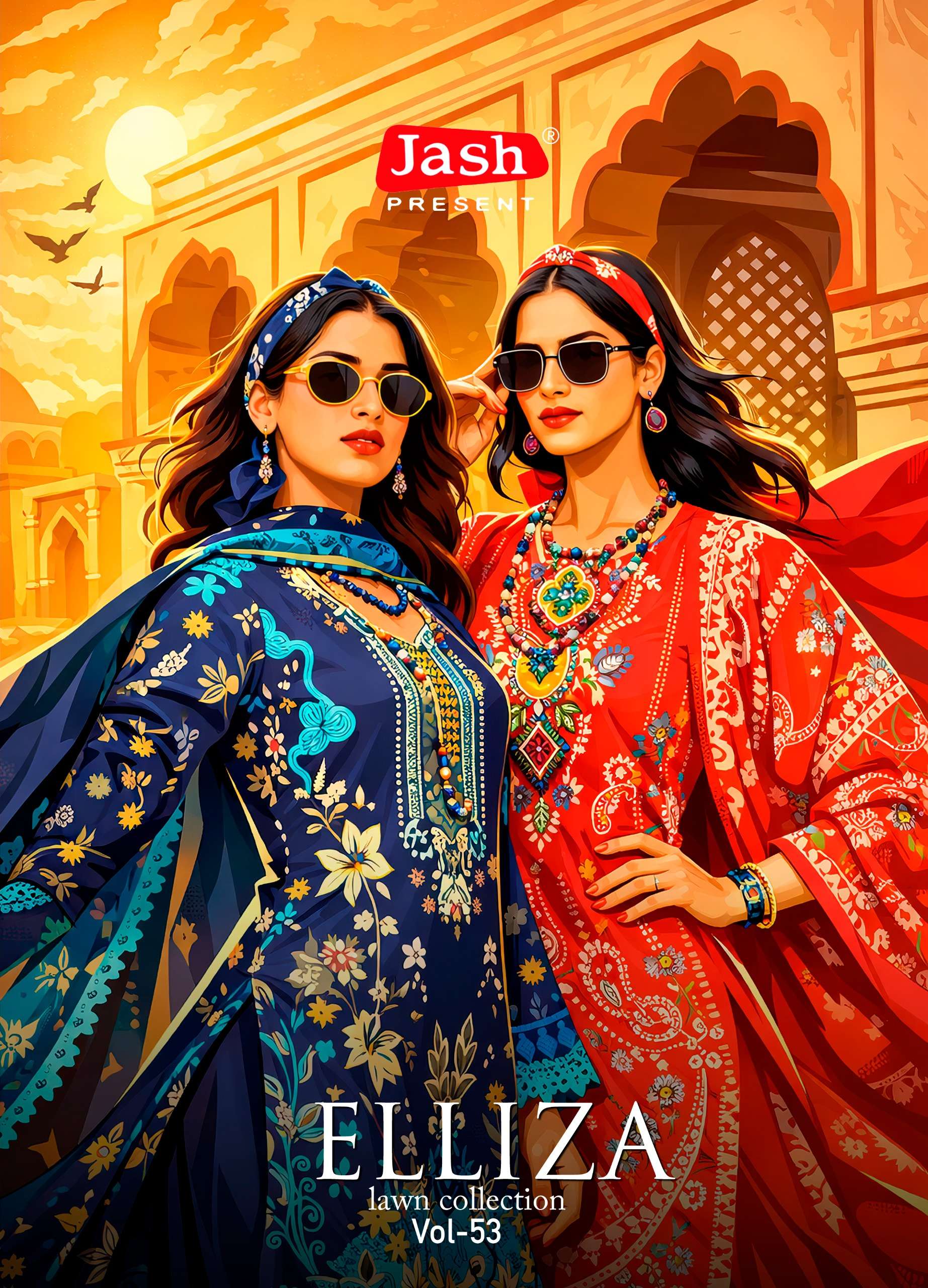 JASH ELLIZA VOL-53 PURE COTTON DRESS MATERIAL AT WHOLESALE PRICE