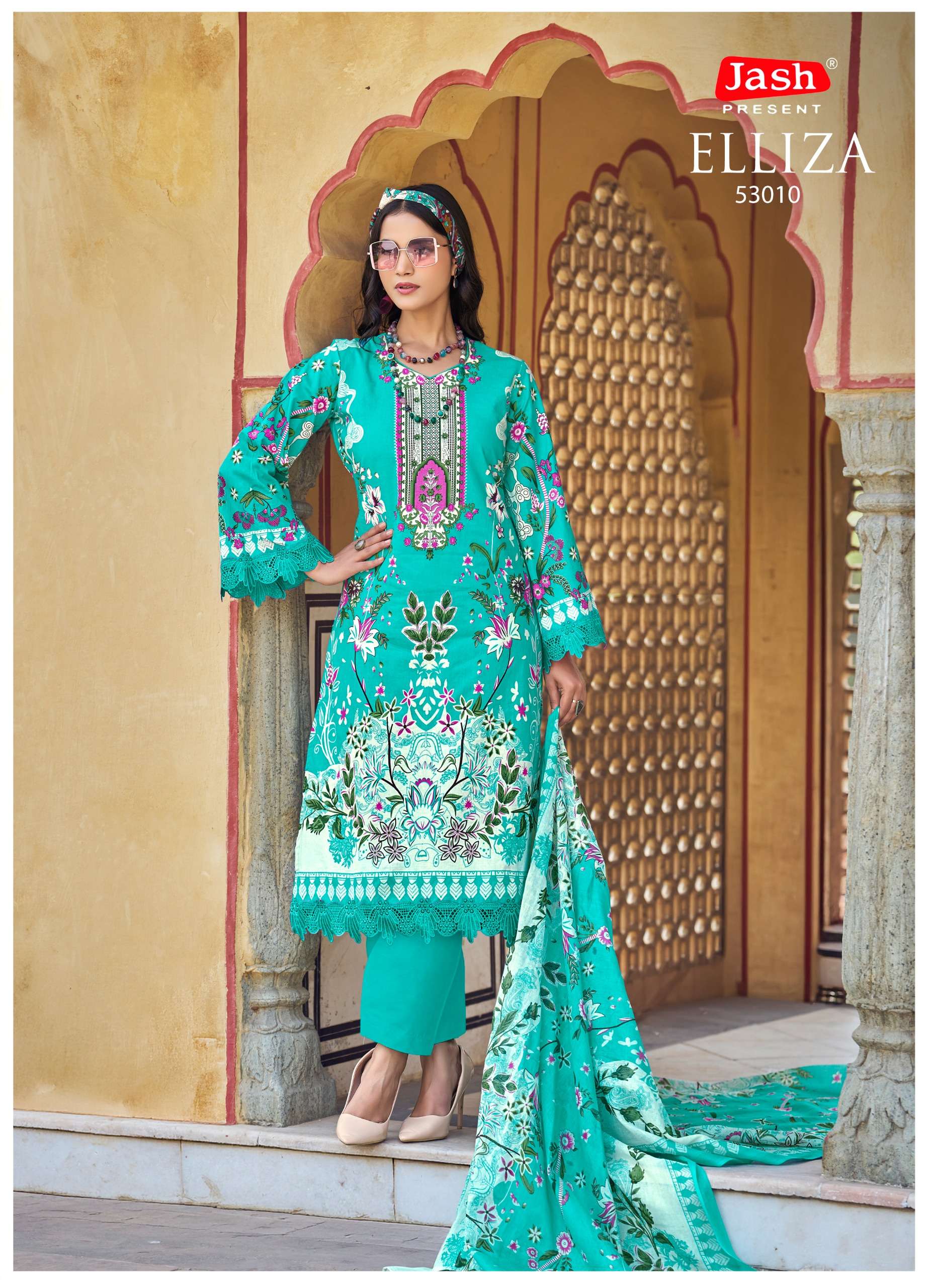 JASH ELLIZA VOL-53 PURE COTTON DRESS MATERIAL AT WHOLESALE PRICE