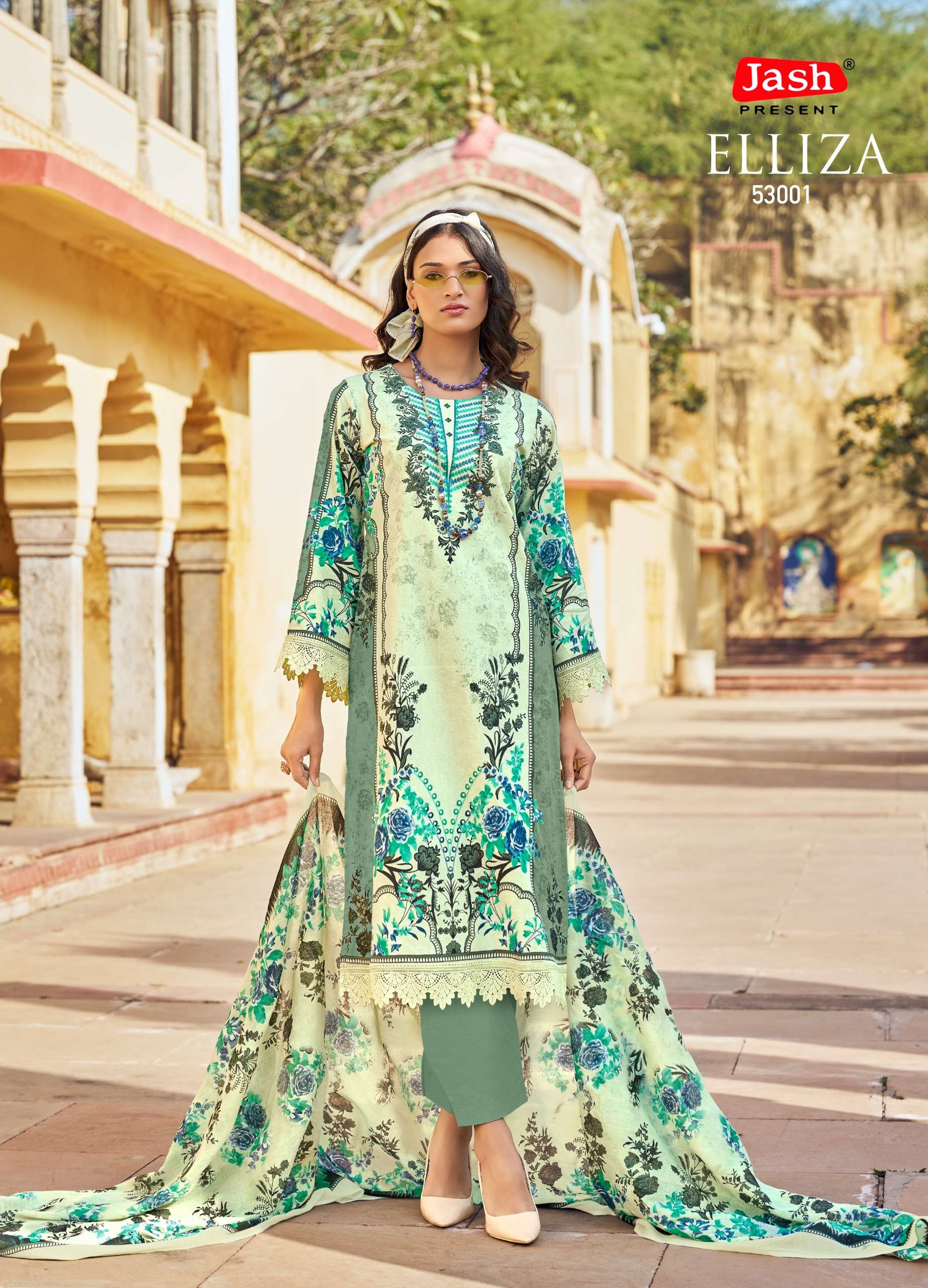 JASH ELLIZA VOL-53 PURE COTTON DRESS MATERIAL AT WHOLESALE PRICE