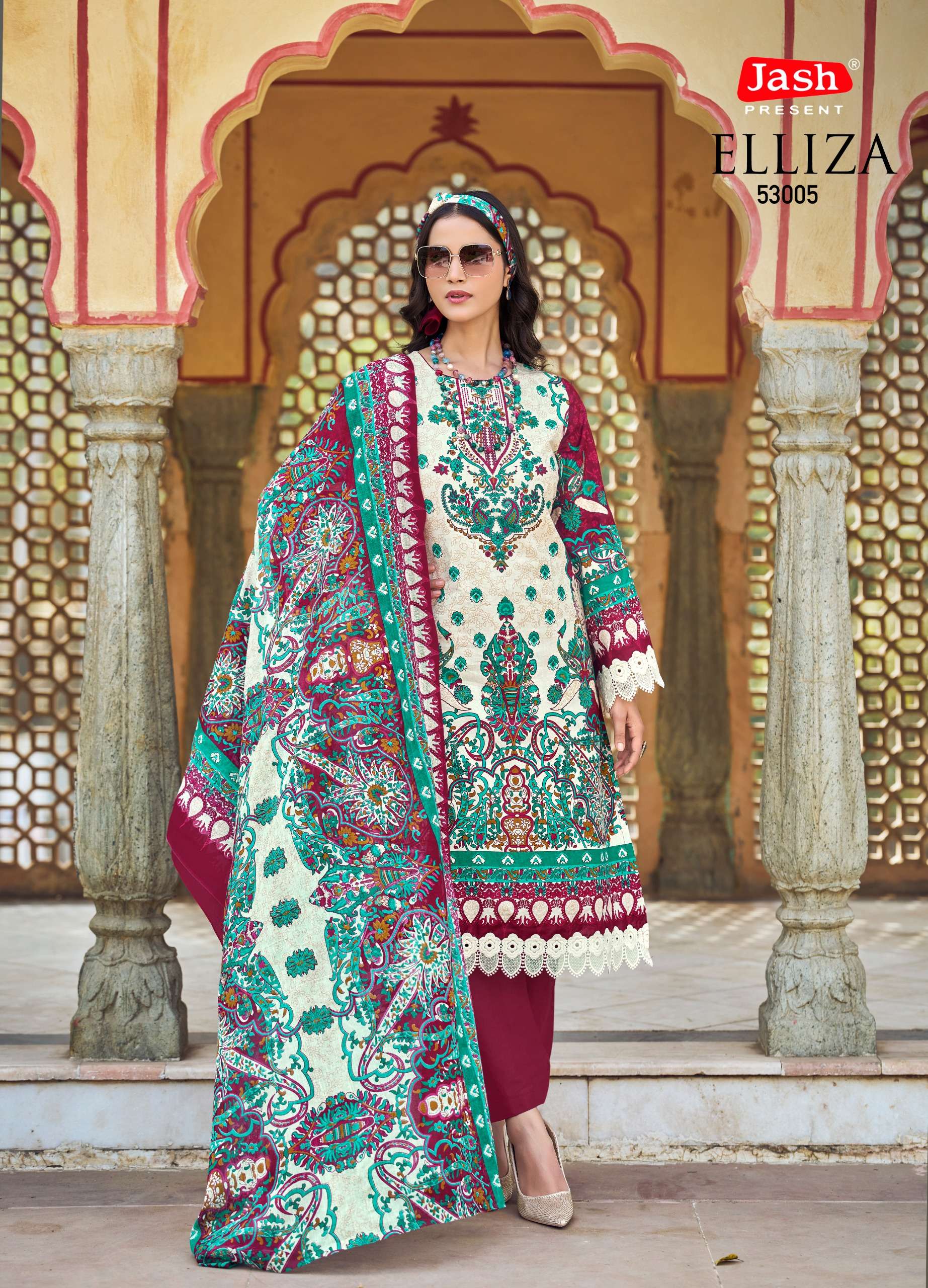 JASH ELLIZA VOL-53 PURE COTTON DRESS MATERIAL AT WHOLESALE PRICE