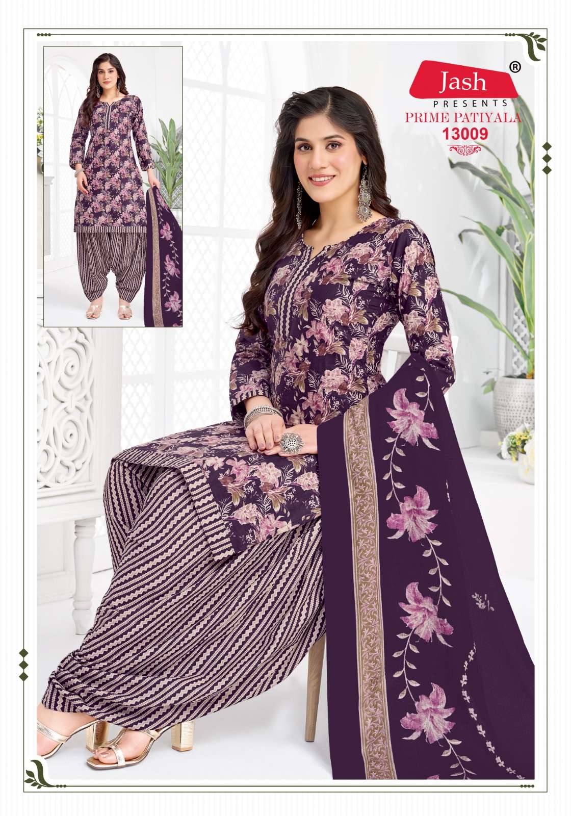 JASH PRIME PATIYALA VOL-13 COTTON PRINTED DRESS MATERIAL AT WHOLESALE PRICE