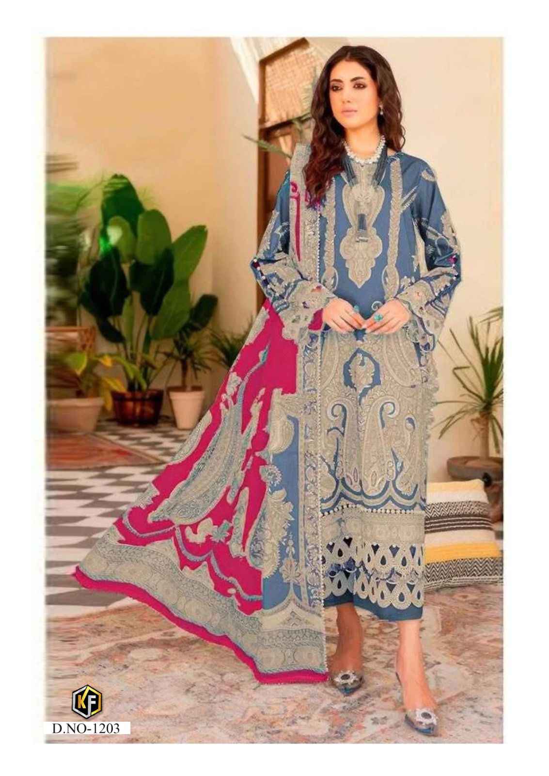 KEVAL KANEEZ VOL-12 HEAVY LAWN COTTON PRINTED DRESS MATERIAL AT WHOLESALE PRICE