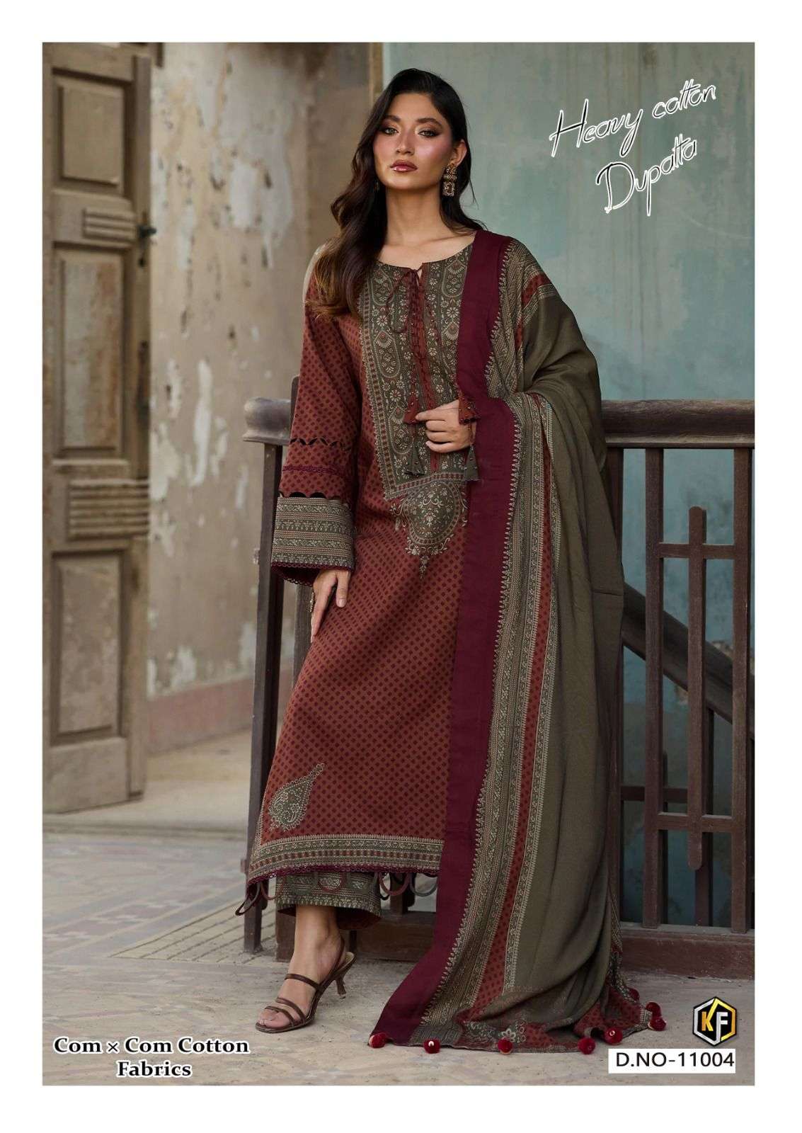 KEVAL SOHA NAZIR VOL-11 HEAVY COTTON KARACHI PRINT DRESS MATERIAL AT WHOLESALE PRICE