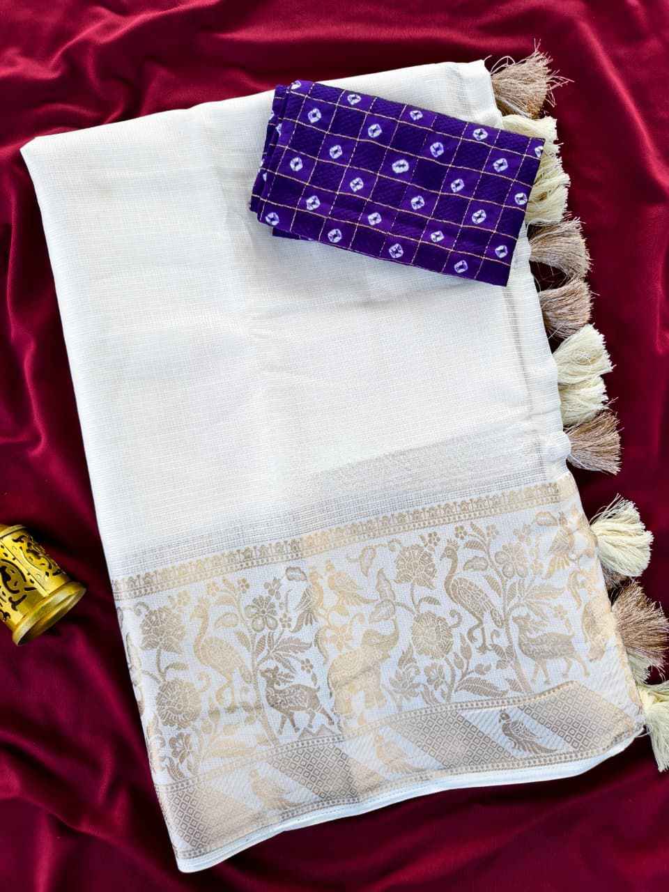 PURE KOTA SAREE WEVAING BORDER SAREE AT WHOLESALE PRICE