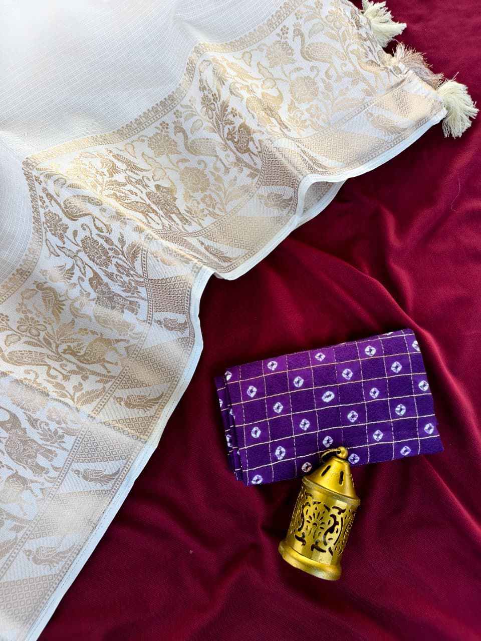 PURE KOTA SAREE WEVAING BORDER SAREE AT WHOLESALE PRICE