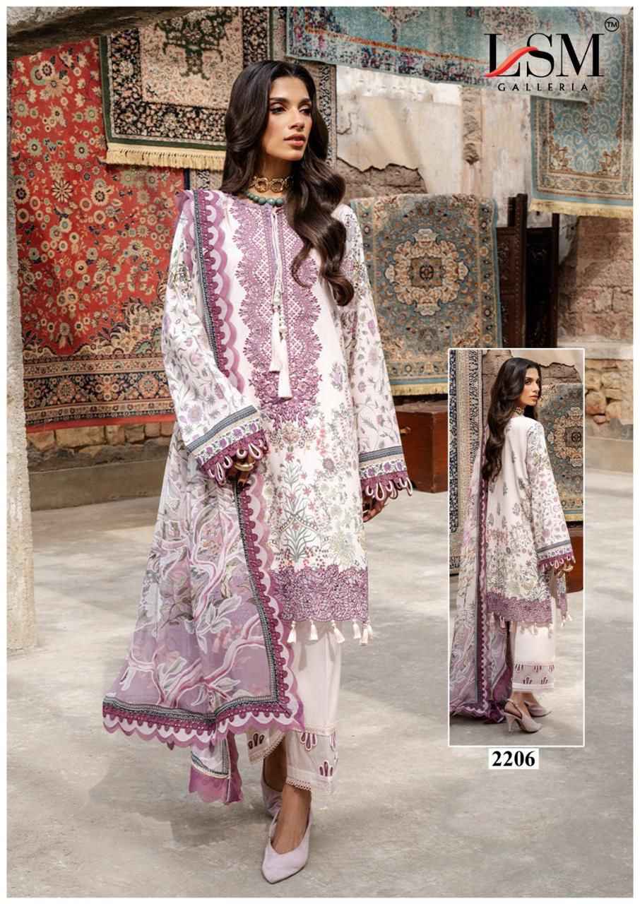 LSM PARIAM DREAM VOL-22 HEAVY LUXURY LAWN DRESS MATERIAL AT WHOLESALE PRICE