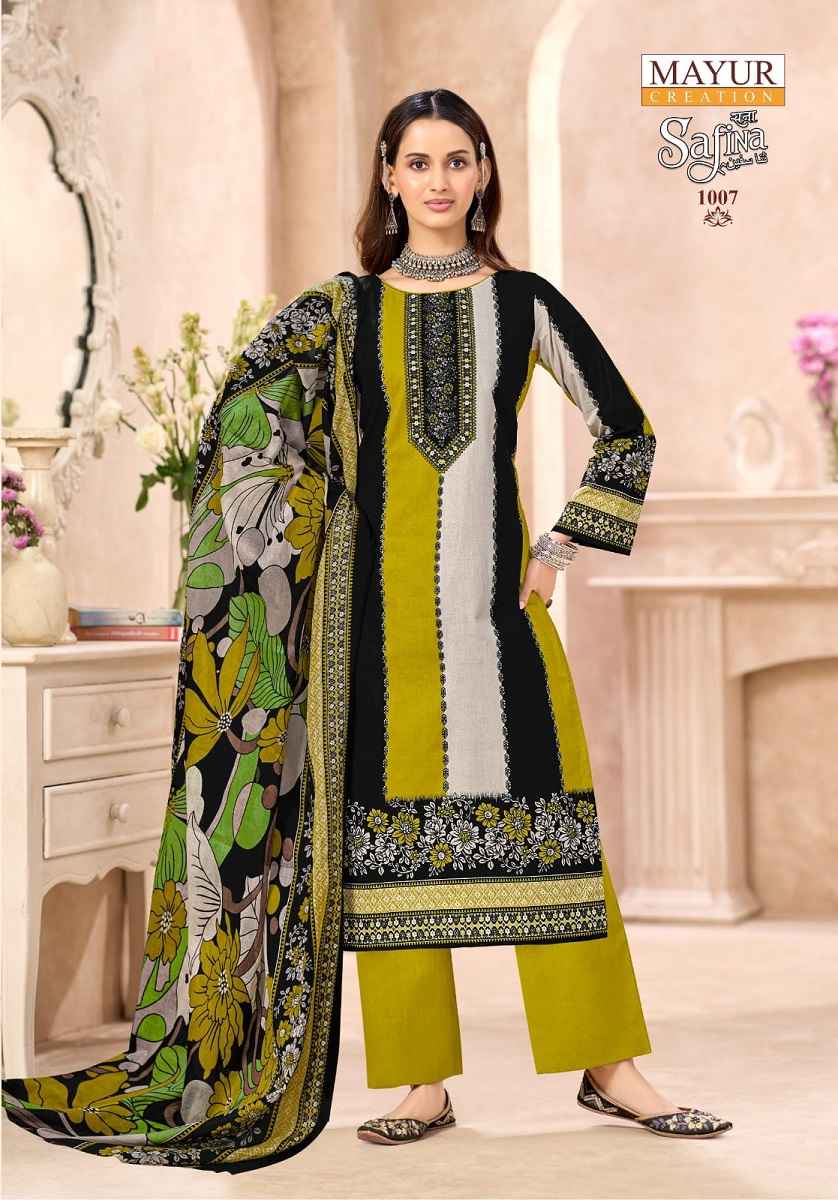 MAYUR CREATION SANA SAFINA VOL- 1 KARACHI COTTON READYMADE SUIT AT WHOLESALE PRICE