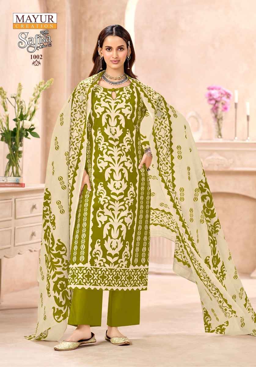 MAYUR CREATION SANA SAFINA VOL- 1 KARACHI COTTON READYMADE SUIT AT WHOLESALE PRICE