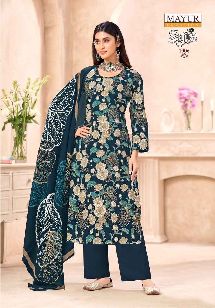 MAYUR CREATION SANA SAFINA VOL- 1 KARACHI COTTON READYMADE SUIT AT WHOLESALE PRICE