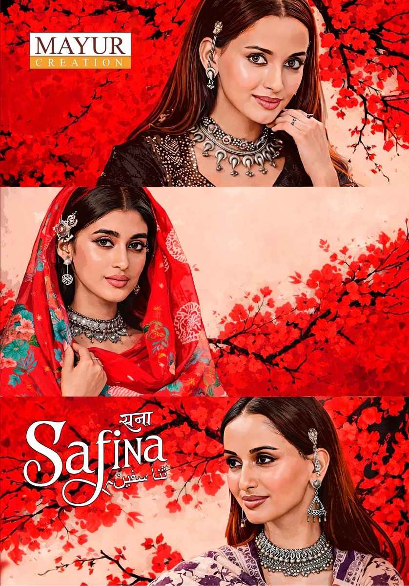 MAYUR CREATION SANA SAFINA VOL- 1 KARACHI COTTON READYMADE SUIT AT WHOLESALE PRICE