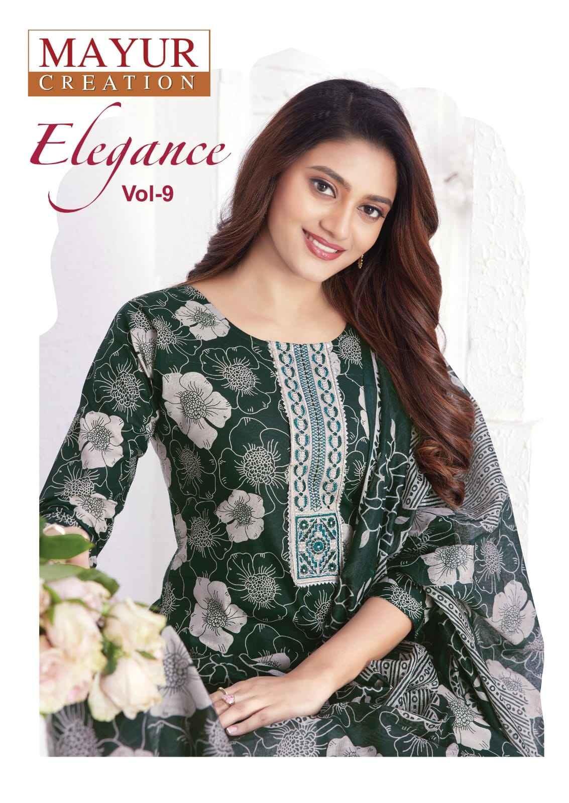 MAYUR ELEGANCE VOL-9 PURE COTTON PRINTED READYMADE SUIT AT WHOLESALE PRICE