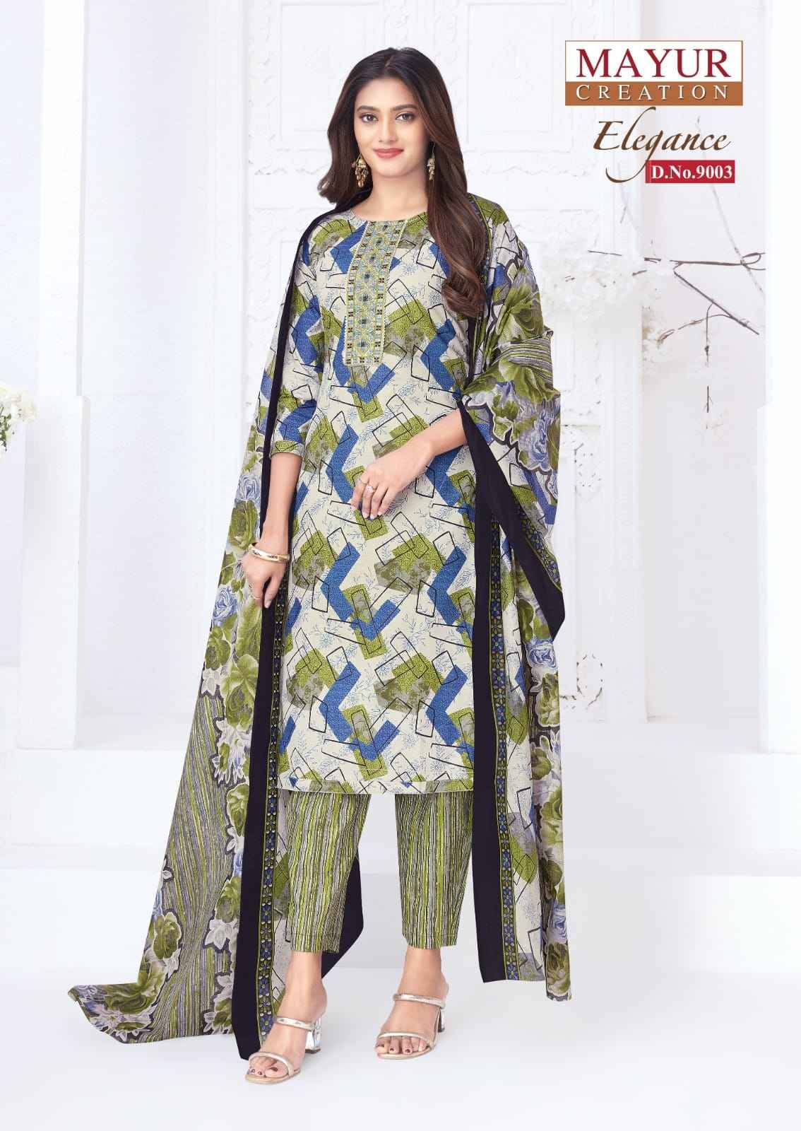 MAYUR ELEGANCE VOL-9 PURE COTTON PRINTED READYMADE SUIT AT WHOLESALE PRICE