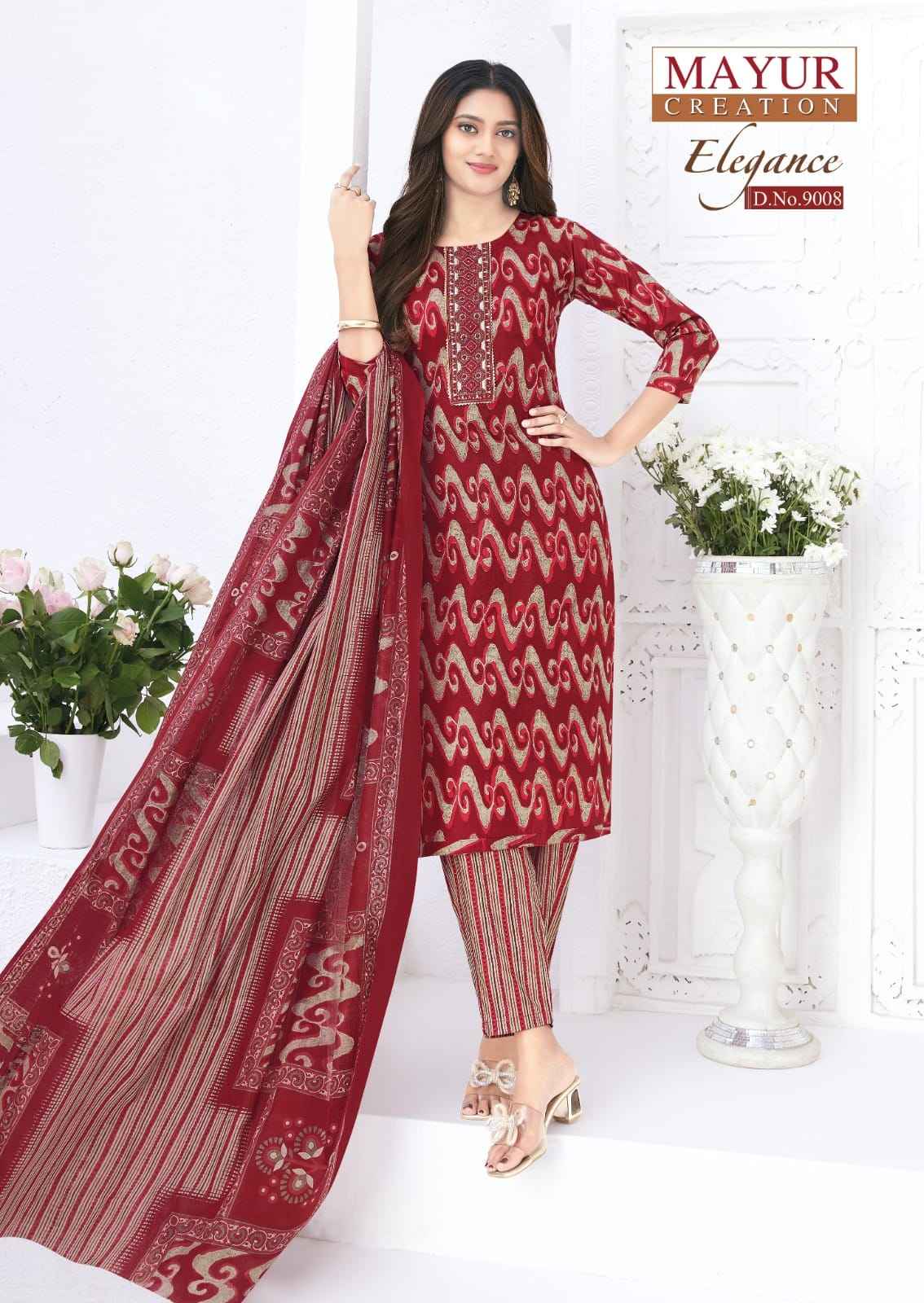 MAYUR ELEGANCE VOL-9 PURE COTTON PRINTED READYMADE SUIT AT WHOLESALE PRICE