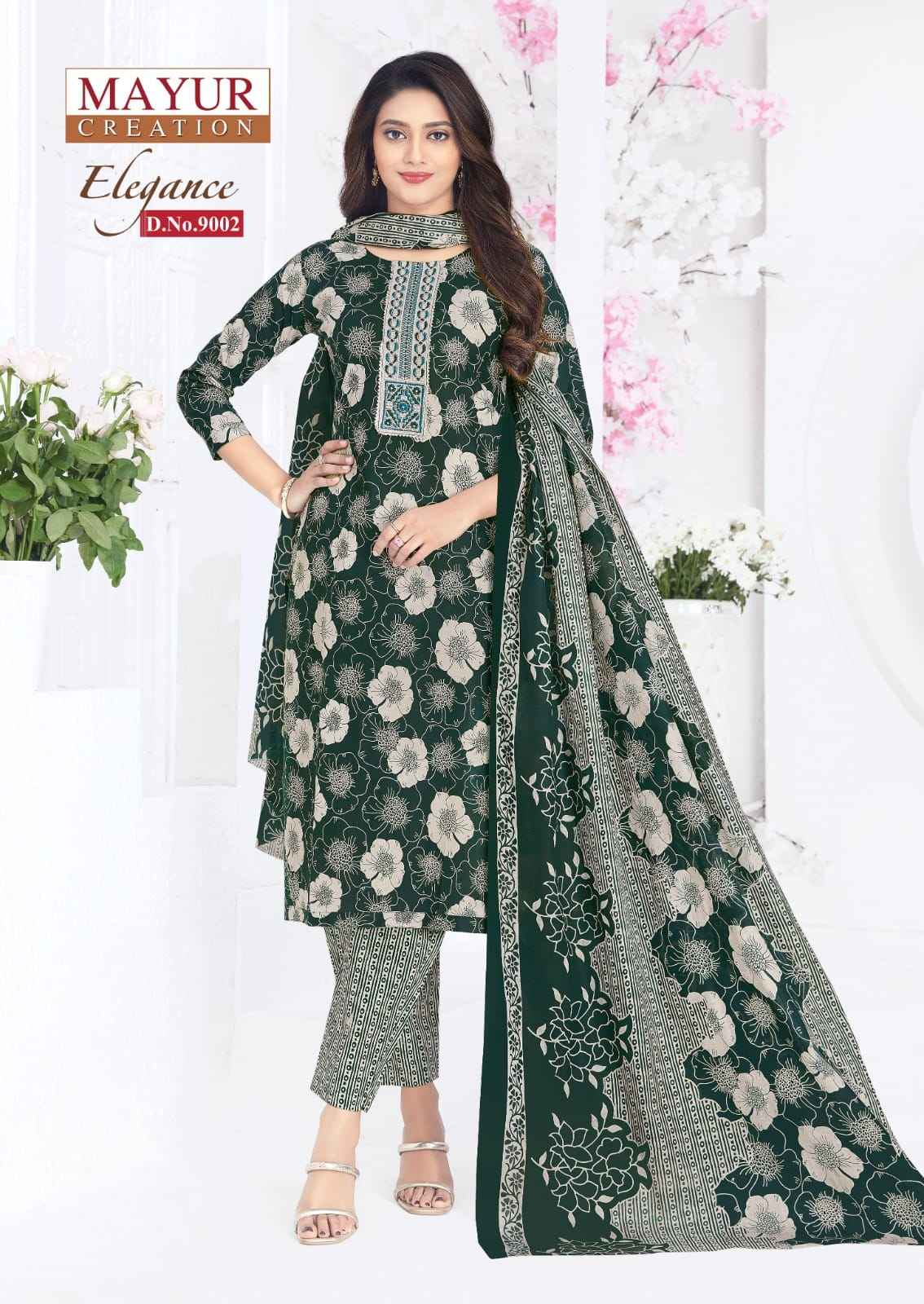MAYUR ELEGANCE VOL-9 PURE COTTON PRINTED READYMADE SUIT AT WHOLESALE PRICE