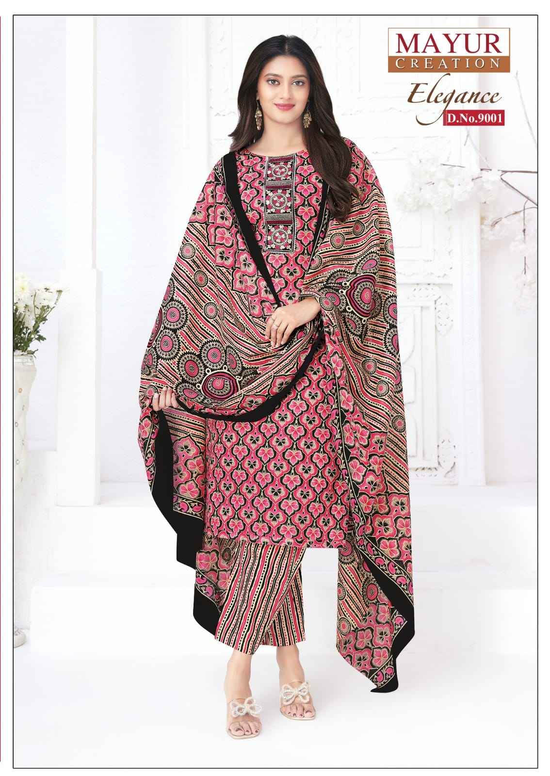 MAYUR ELEGANCE VOL-9 PURE COTTON PRINTED READYMADE SUIT AT WHOLESALE PRICE