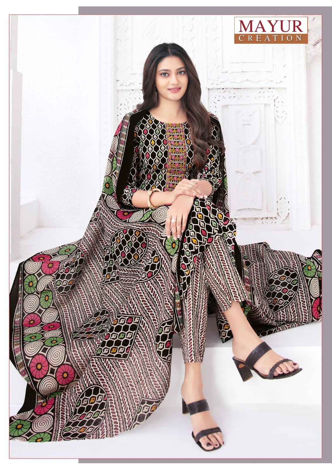 MAYUR ELEGANCE VOL-9 PURE COTTON PRINTED READYMADE SUIT AT WHOLESALE PRICE