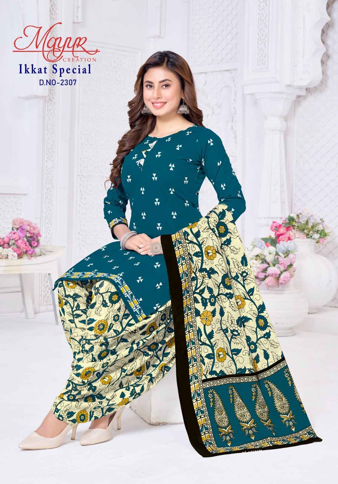 MAYUR IKKAT VOL-23 COTTON PRINTED DRESS MATERIAL AT WHOLESALE PRICE
