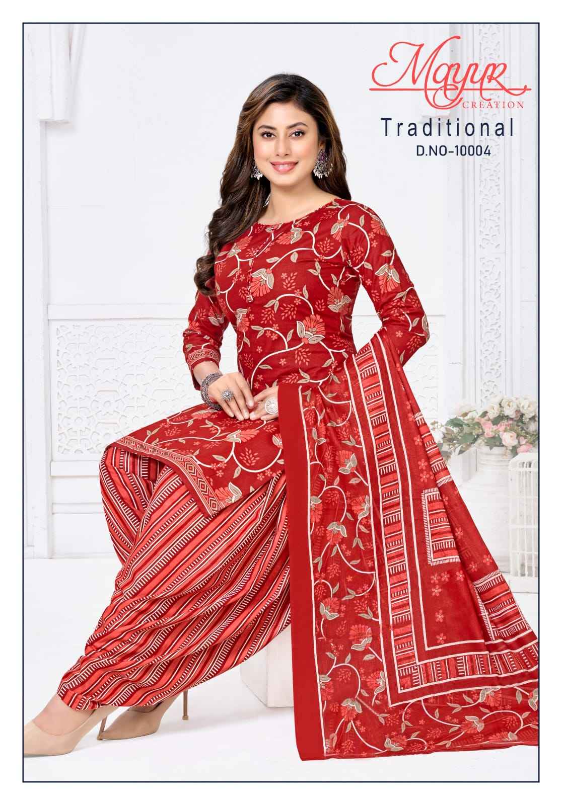 MAYUR TRADITIONAL VOL-10 PURE COTTON PRINTED DRESS MATERIAL AT WHOLESALE PRICE