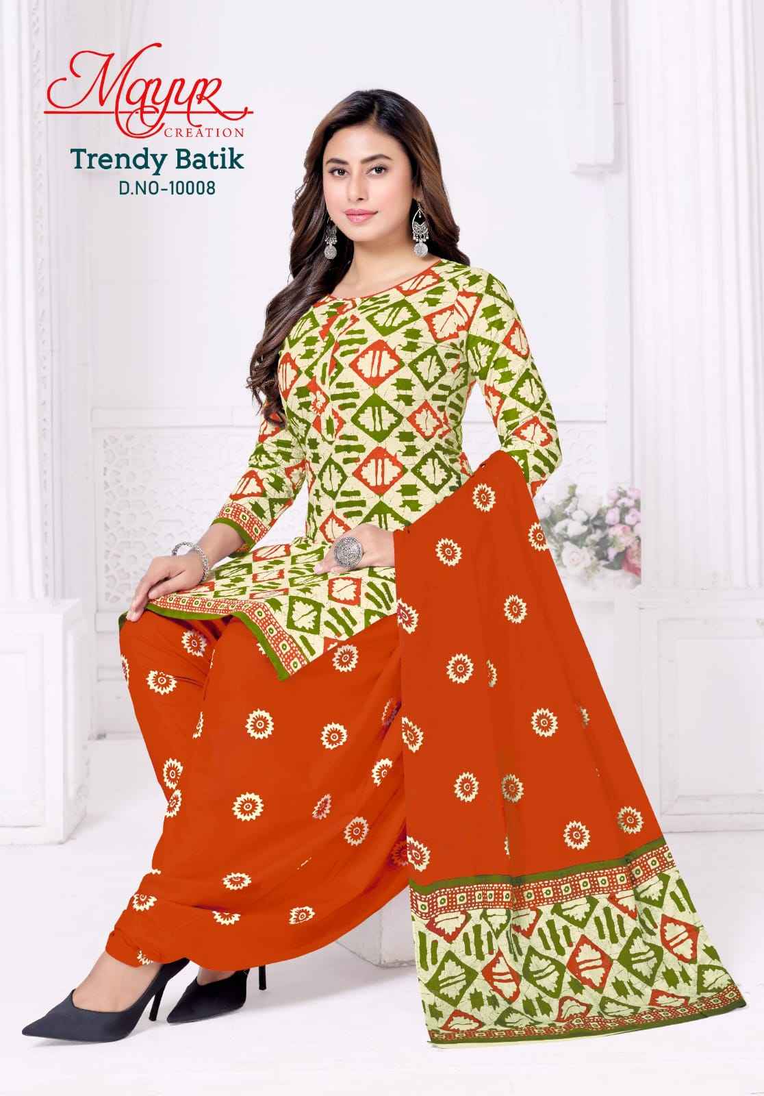 MAYUR TRENDY BATIK VOL-10 COTTON PRINTED DRESS MATERIAL AT WHOLESALE PRICE