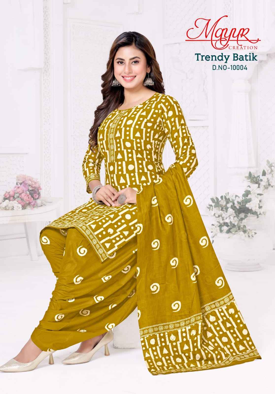 MAYUR TRENDY BATIK VOL-10 COTTON PRINTED DRESS MATERIAL AT WHOLESALE PRICE