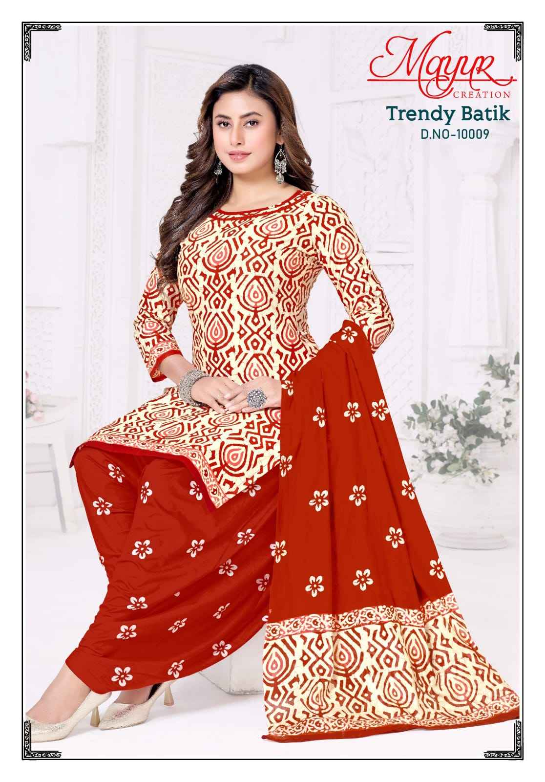 MAYUR TRENDY BATIK VOL-10 COTTON PRINTED DRESS MATERIAL AT WHOLESALE PRICE