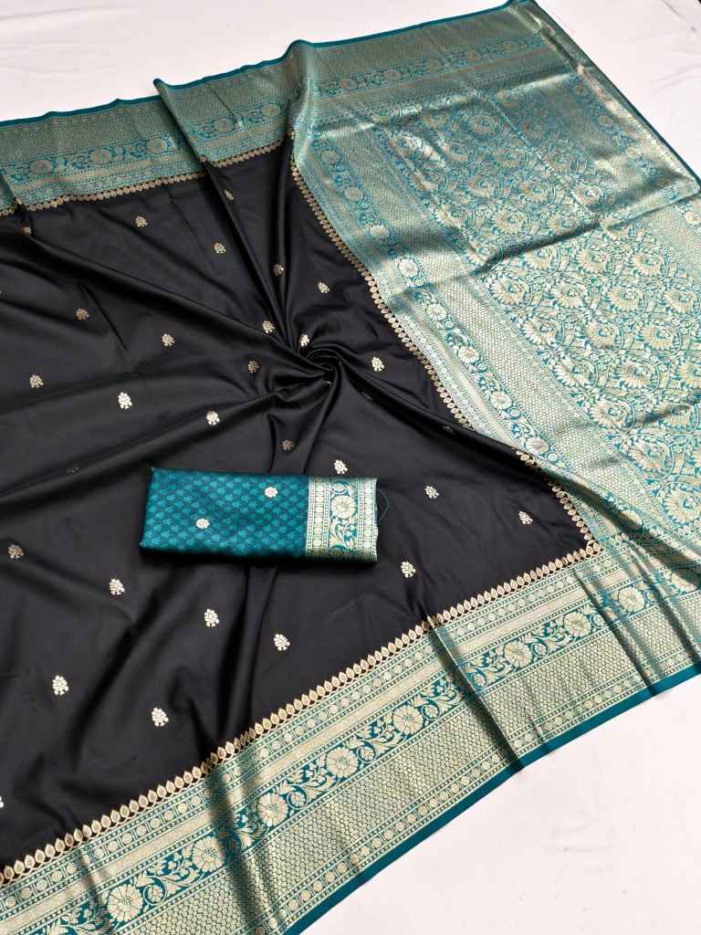 PREMIUM SOFT BANARASI SILK ELEGANT GOLD ZARI WEAVING SAREE AT WHOLESALE PRICE