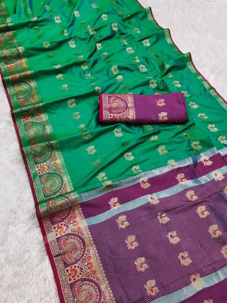 PREMIUM SOFT SILK TRADITIONAL ZARI WOVEN SAREE AT WHOLESALE PRICE