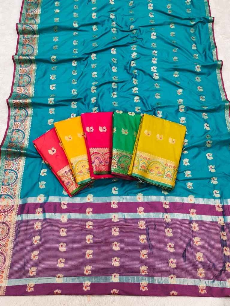 PREMIUM SOFT SILK TRADITIONAL ZARI WOVEN SAREE AT WHOLESALE PRICE