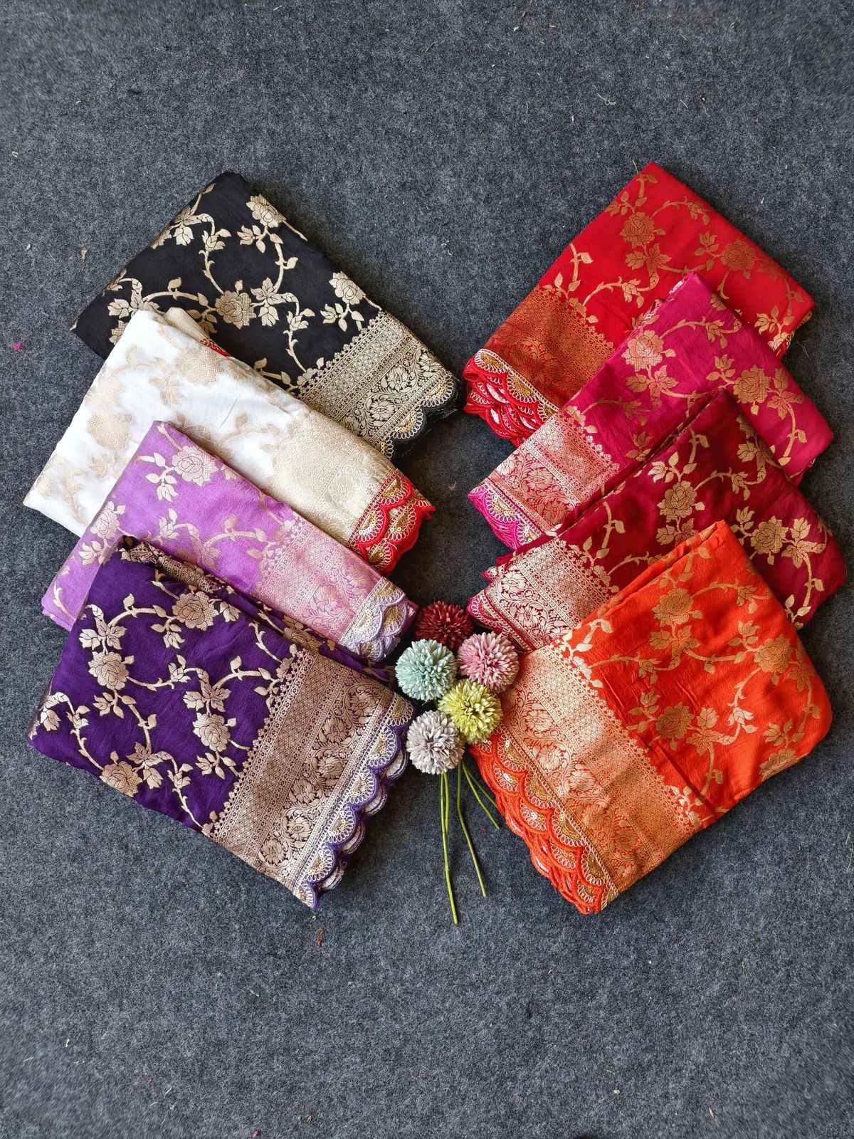 PURE CREPE KHADI SILK JARI WEAVING PATTU SAREE AT WHOLESALE PRICE