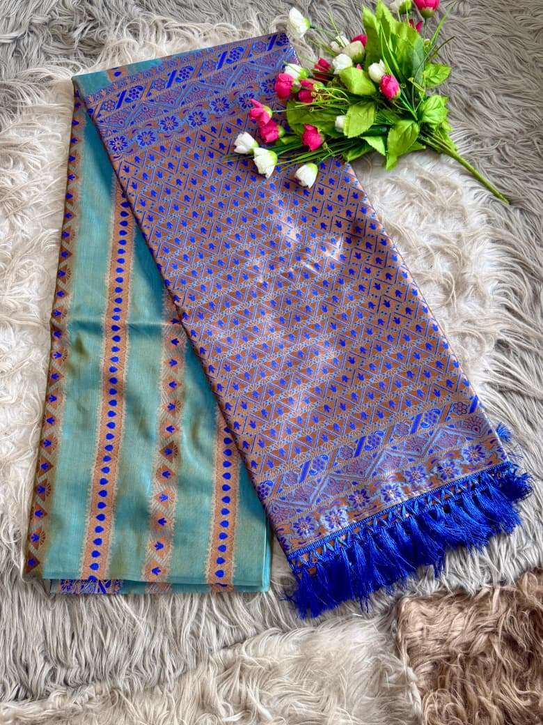 PURE MYSORE SILK RICH ZARI WOVEN SAREE AT WHOLESALE PRICE