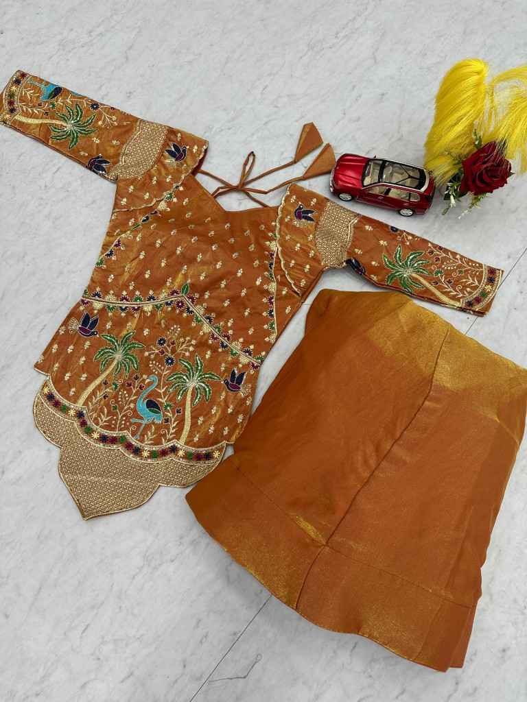 PURE SILK SATIN HEAVY EMBROIDERY THREAD SEQUENCE WORK LEHENGA CHOLI AT WHOLESALE PRICE