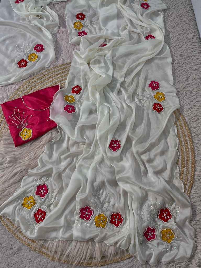 SOFT SHINE RANGOLI SILK PREMIUM HANDWORK SAREE AT WHOLESALE PRICE